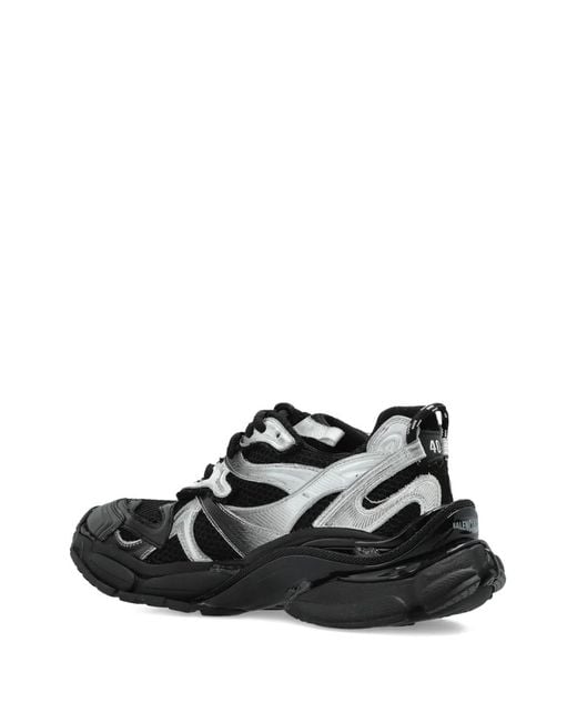 Balenciaga Black Runner Panelled Sneakers