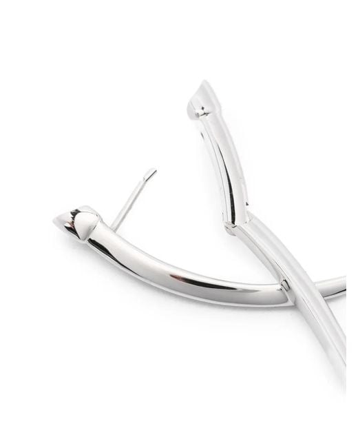 Shaun Leane Metallic Sabre Statement Crossover Single Earring