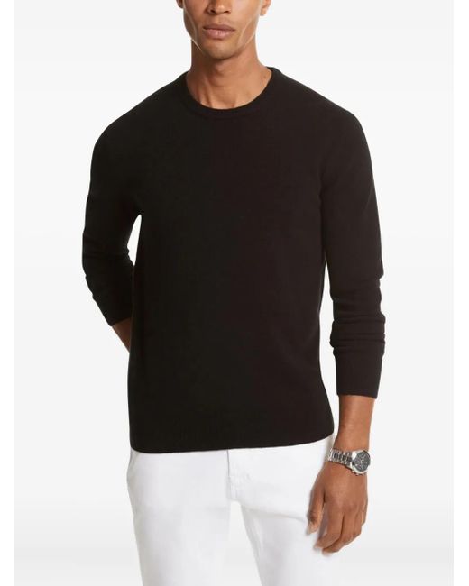 Michael Kors Black Crew-Neck Sweater for men
