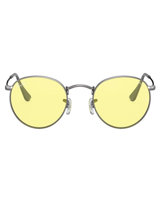 Ray-Ban Yellow Runde Sonnenbrille
