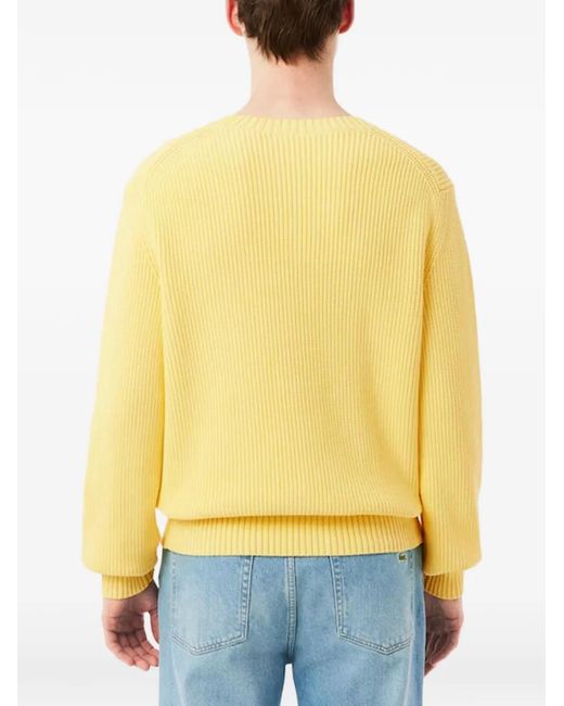 Lacoste Yellow Pull À Patch Logo for men