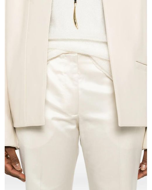 Totême  Flared Broek in het White