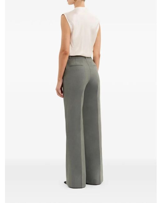 Rebecca Vallance White Montague Cowl-Neck Top