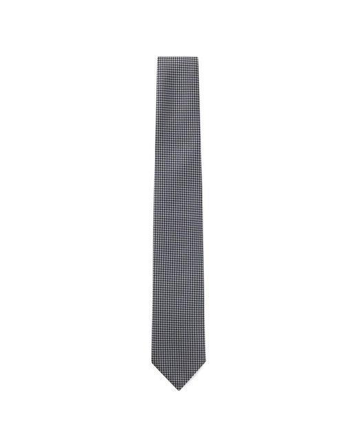 Corbata De Seda Boss de hombre de color White