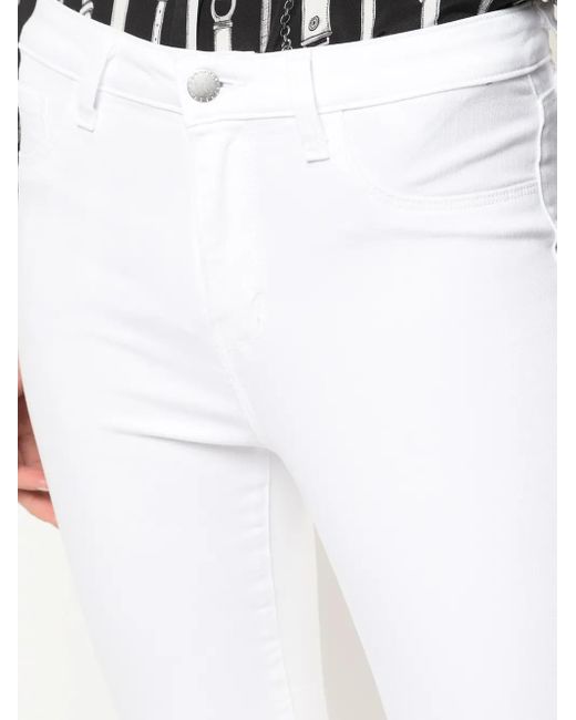L'Agence Cropped Jeans in het White