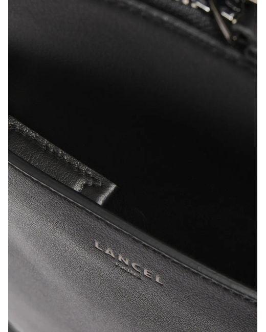 Lancel Black 15'6 Edgard Leather Backpack for men