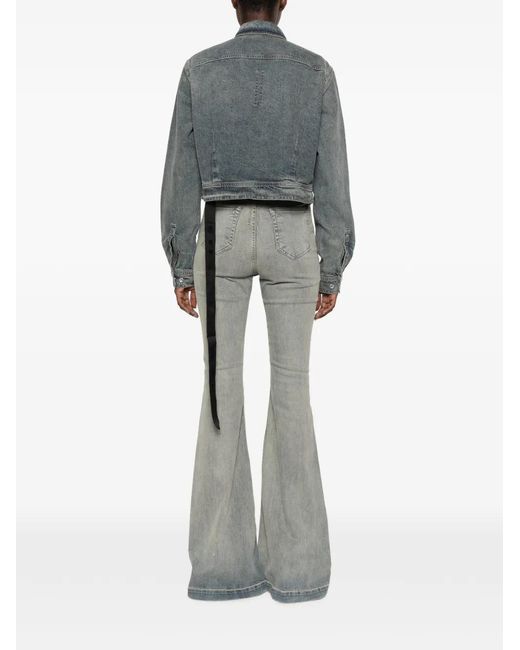 Rick Owens Cropped Jack in het Gray