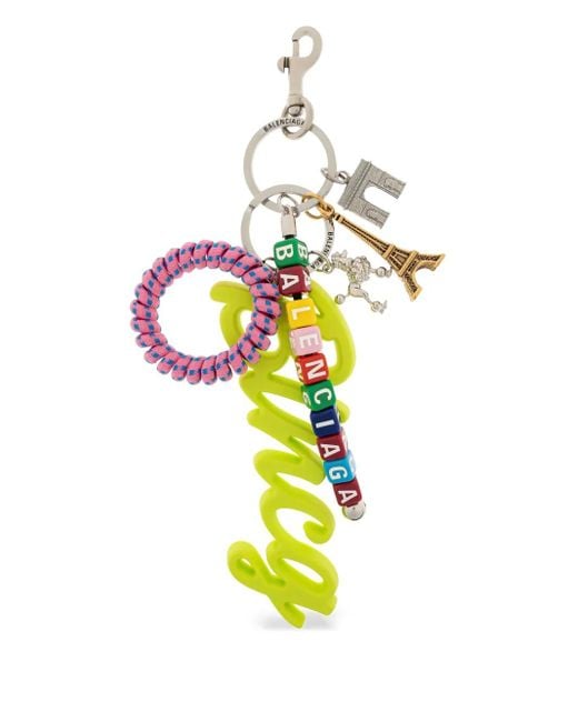 Balenciaga White Eiffel Tower Keyring