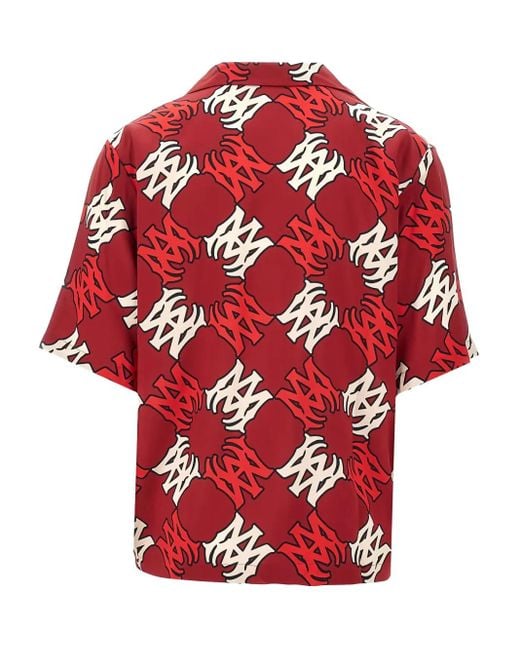 Amiri Red Ma Quad Shirt for men