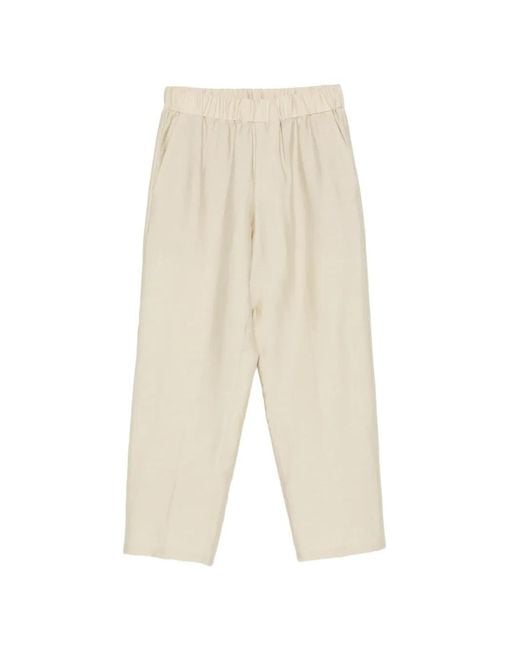 Costumein White Pajama Elasticated Trousers for men