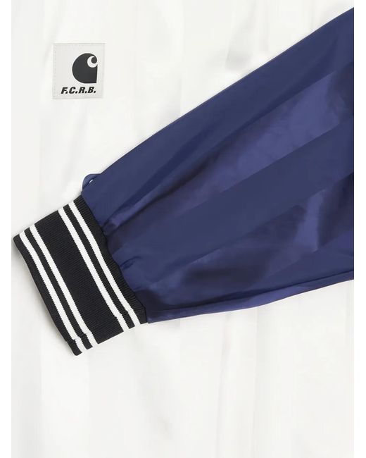 Carhartt Blue X F.C.Real Bristol Warm Up Piste Sweatshirt for men