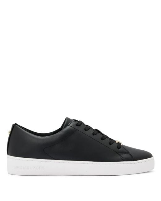 Michael Kors Black Keaton Lace-Up Sneakers