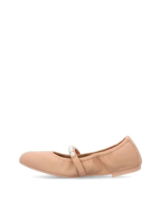 Stuart Weitzman Pink Flat Shoes