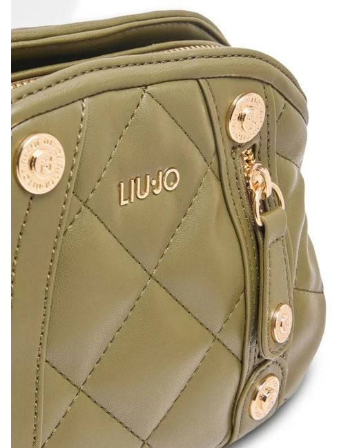 Liu Jo Green Quilted Cross Body Bag