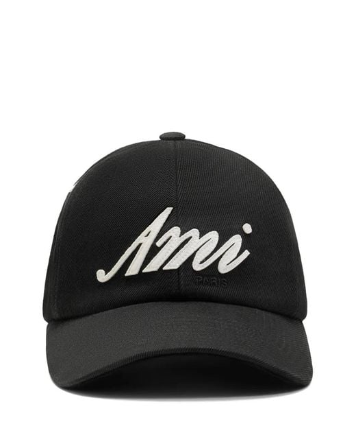 AMI Ami Baseballkappe Mit Patch in Black für Herren
