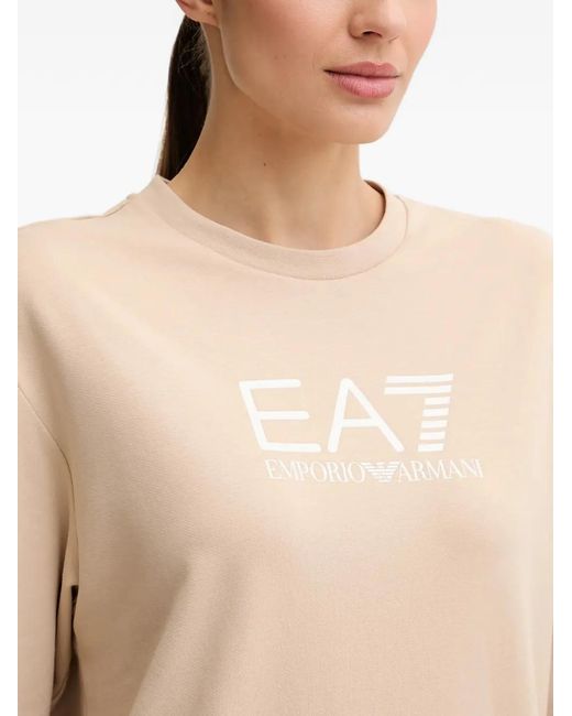 EA7 Natural Survêtement À Détail De Logo