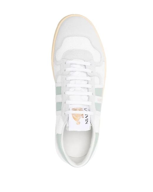 Baskets clay blanc et vert Lanvin pour homme en coloris White