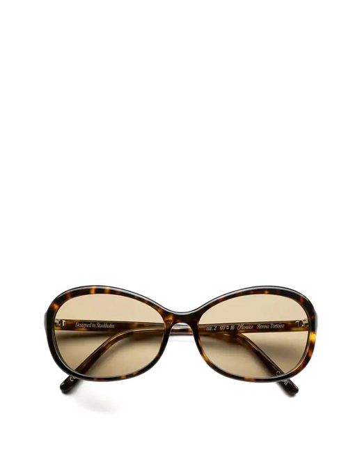 Chimi Brown Florence Tortoiseshell-Effect Sunglasses