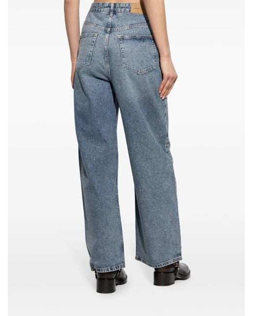Samsøe & Samsøe Blue Wide-Leg Jeans