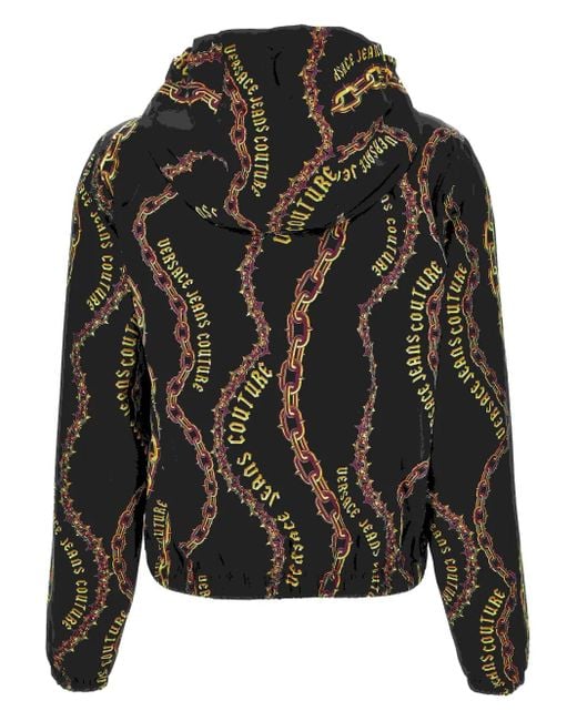 Versace Jeans Couture Black Chain Couture Zip Hoodie