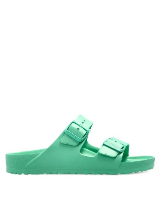 Birkenstock Green Arizona Double-Buckle Sandals