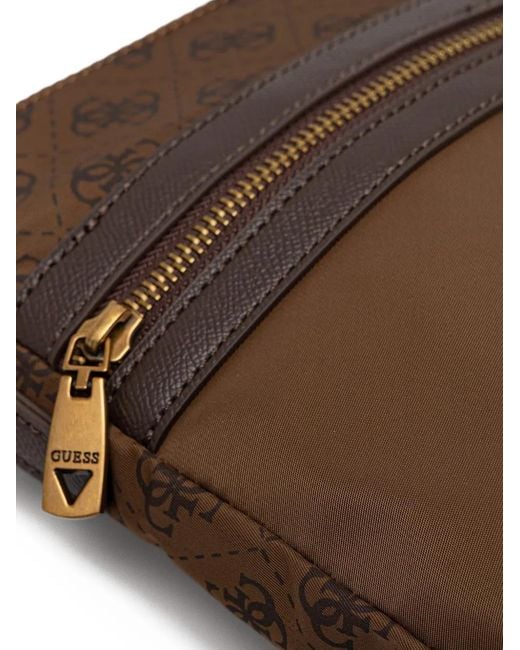 Borsa Messenger Berlin di Guess in Brown da Uomo