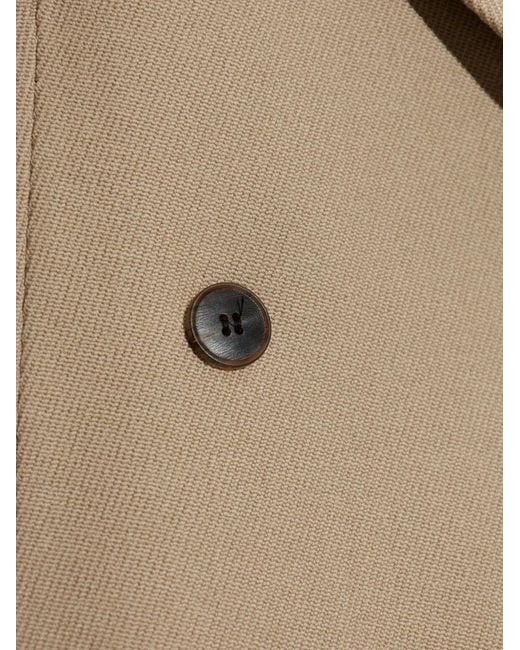 By Malene Birger Natural Ramo Double-Breasted Blazer