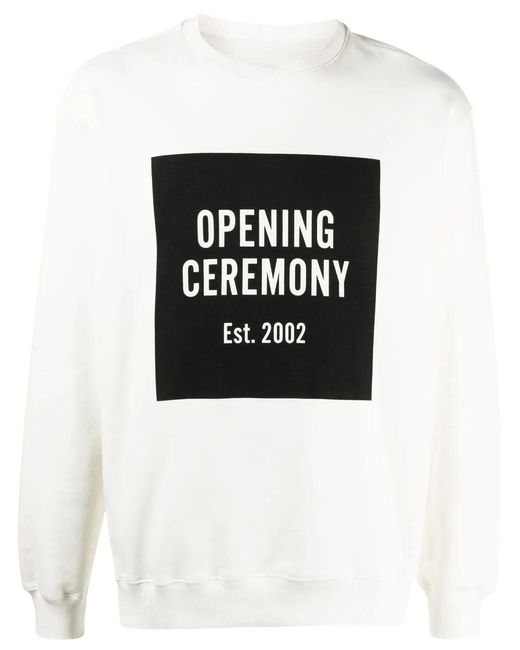 Opening Ceremony Black Box-Logo Sweatshirt for men