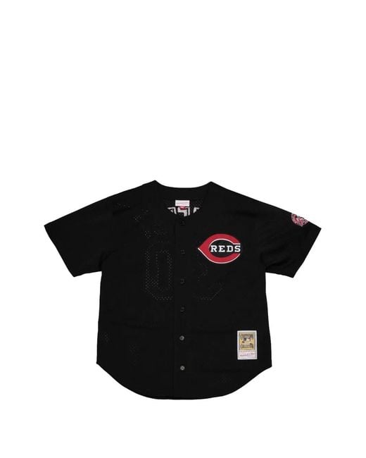 Mitchell & Ness Black "Reds 2000 Ken Griffey Jr. Baseball Jersey for men