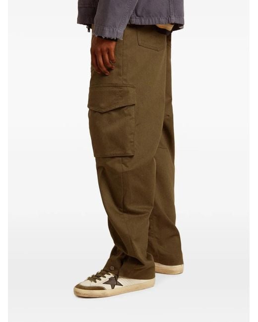 Golden Goose Deluxe Brand Green Cargo Pants for men