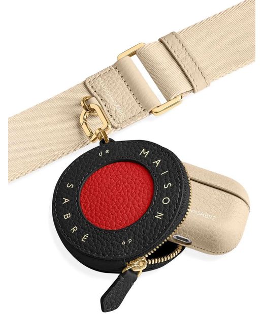Maison De Sabre Red Leather Coin Purse