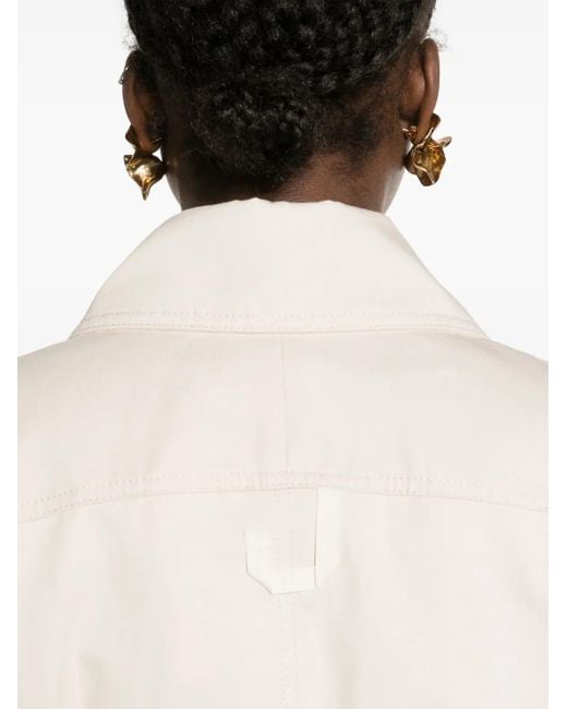Jacquemus Natural 'Bari' Coat