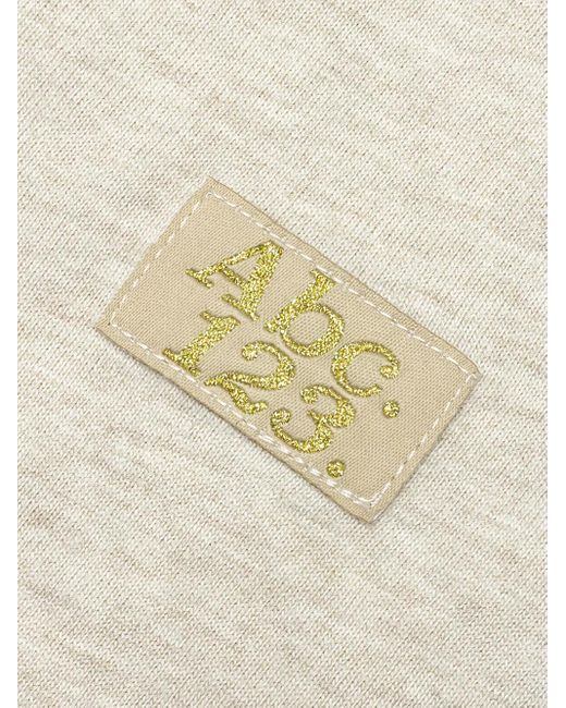 Advisory Board Crystals White Logo-Patch Trousers for men