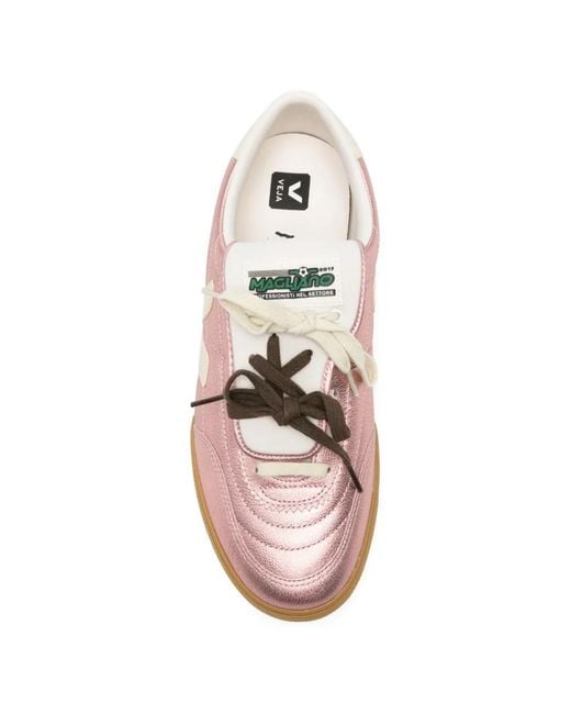 Magliano Pink X Veja Logo-Patch Sneakers for men