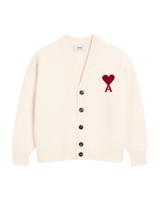 AMI Vest Met Logo in het Natural