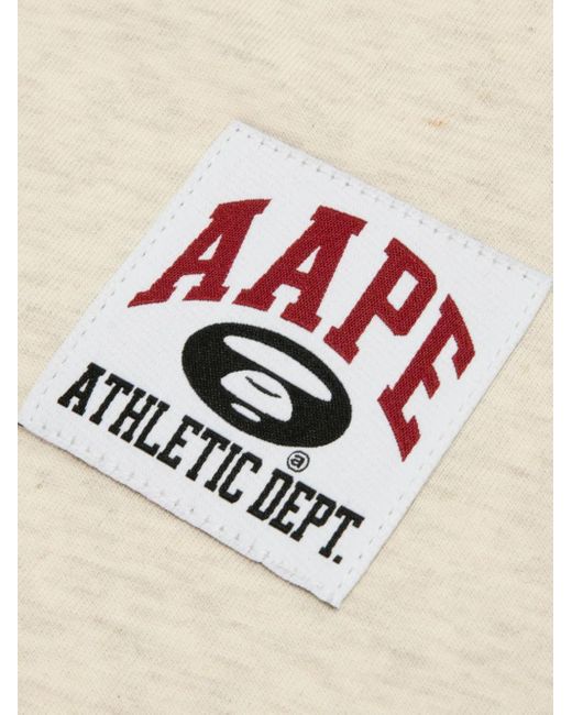 Aape By A Bathing Ape Natural Logo Graphic T-Shirt for men