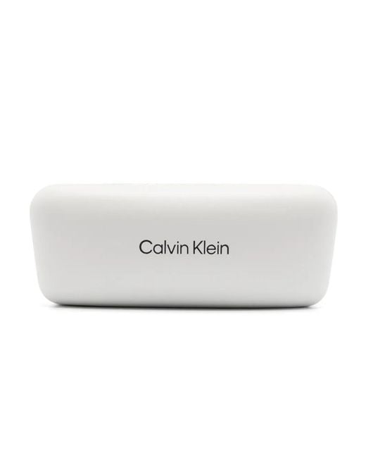 Calvin Klein Black Round-Frame Glasses for men