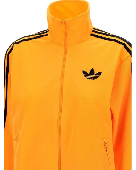 Chaqueta de chándal Firebird con tres rayas Adidas de color Orange