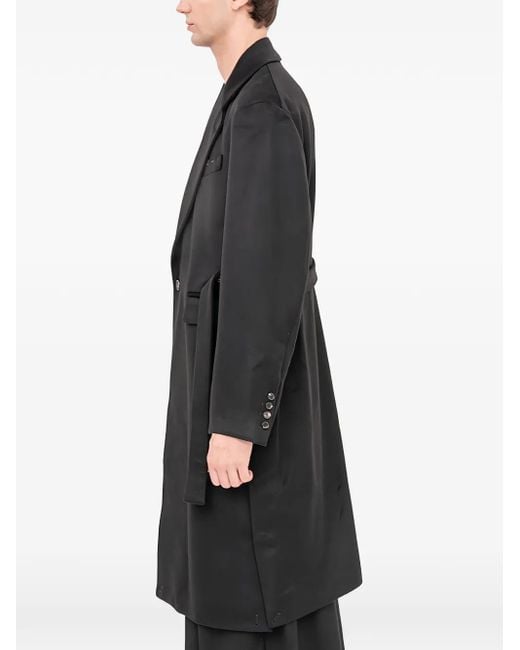 Setchu Mantel mit Gürtel in Black für Herren