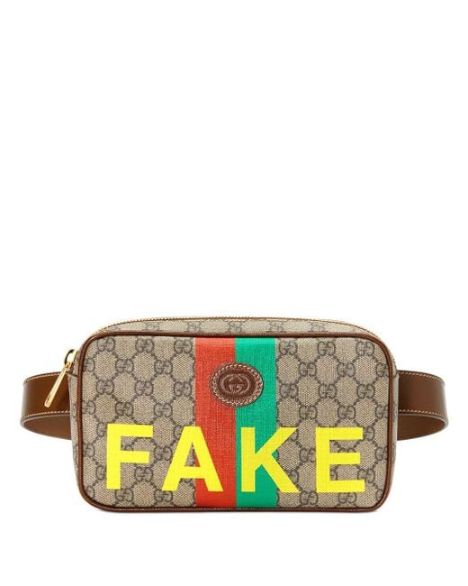 Gucci Kosmetiktasche "gg Supreme Not Fake" in Brown für Herren