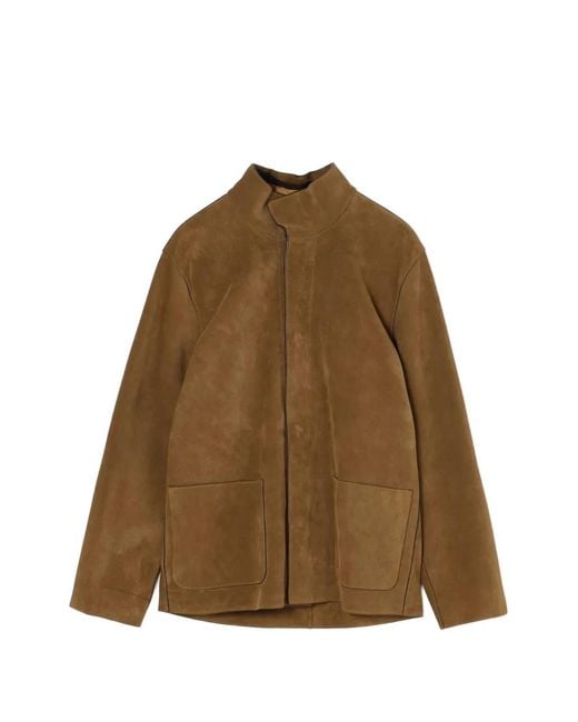 James Perse Natural Suede Ranch Pocket Jacket for men