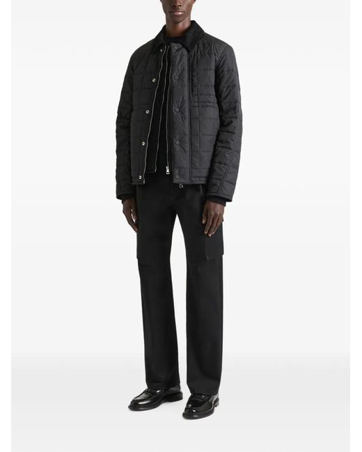 Givenchy Black Couture Seam Quilted Blouson With Paris for men
