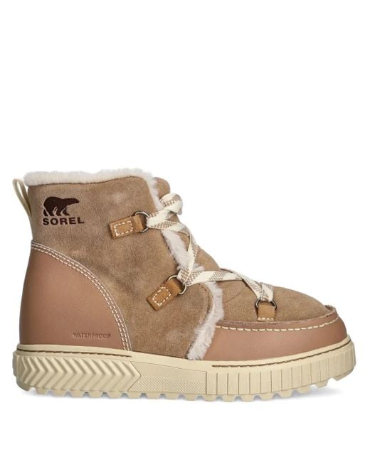 Sorel Brown Ona Ave Alpine Boots