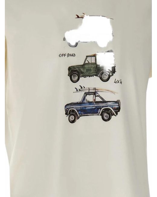 Bob Gray Car-Print T-Shirt for men