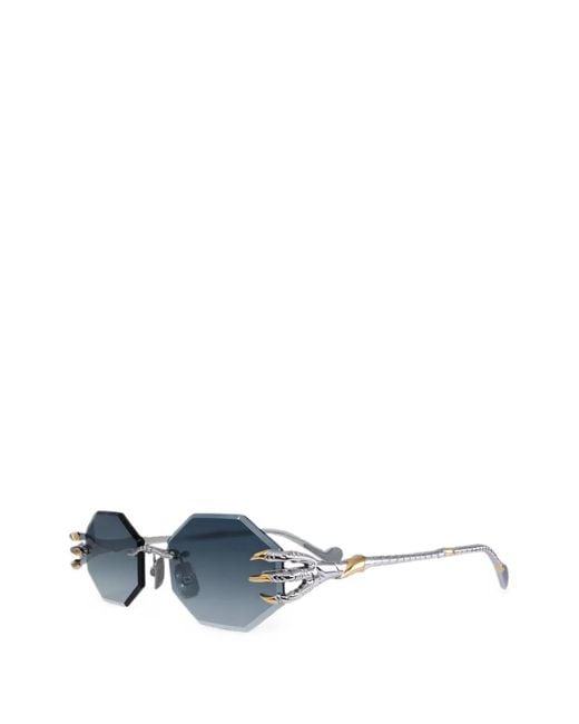 Anna Karin Karlsson Blue The Claw The Nest Octagonal-Frame Sunglasses