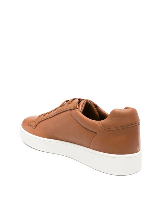 Church's Brown Elastic-Lace Leather Sneakers for men