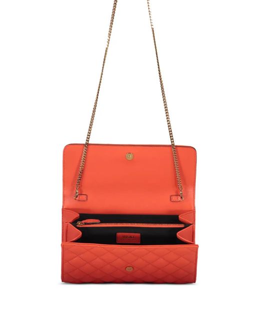Versace Red Umhängetasche Aus Leder