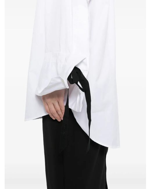 Marina Yee White Long-Sleeved Shirt