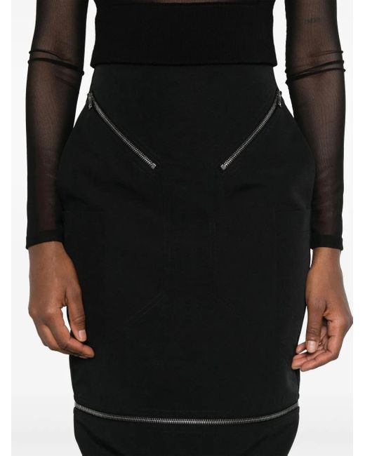 Rick Owens Headon Rok in het Black