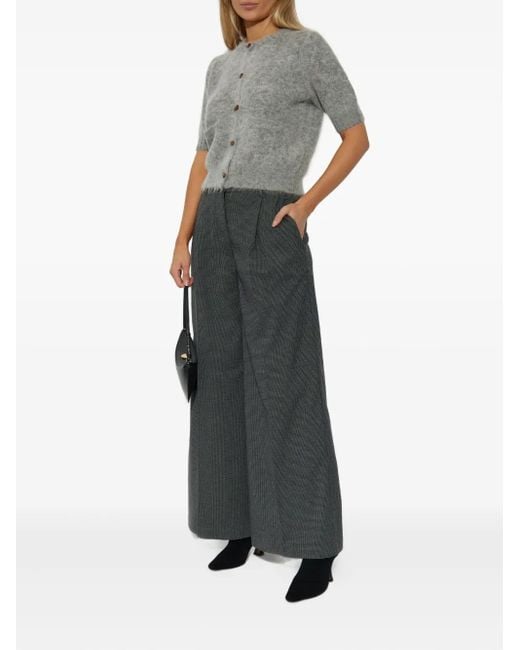 Munthe Gray Houndstooth Trousers
